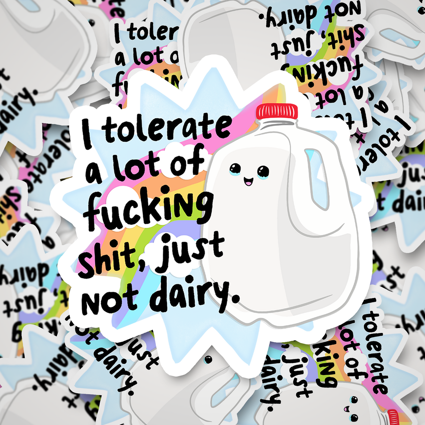 i tolerate a lot of shit