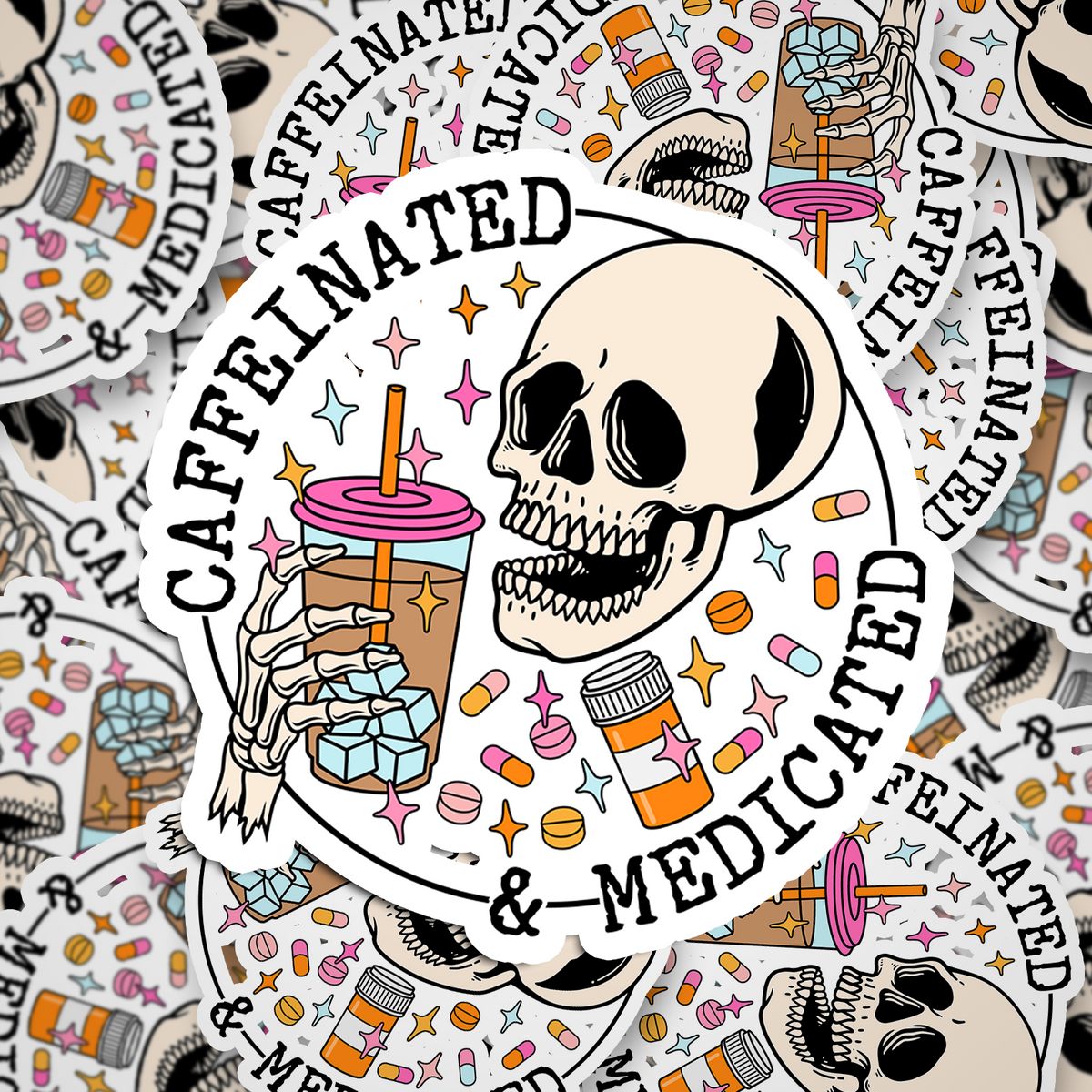 caffeinated and medicated