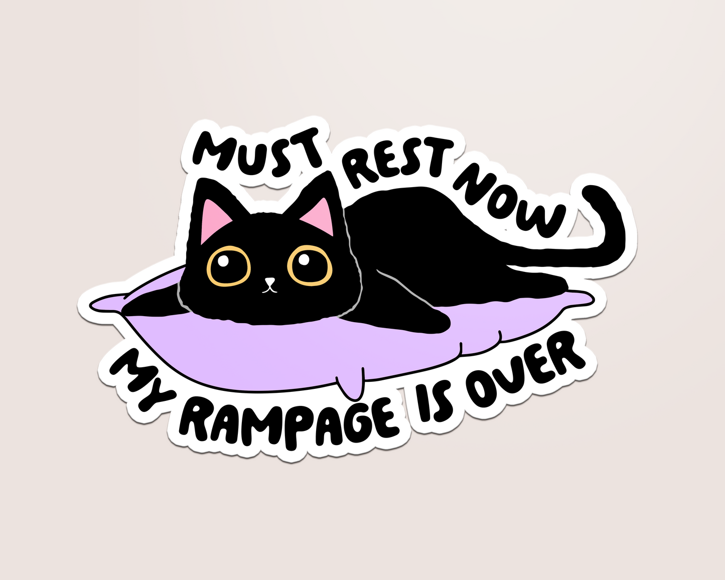 must rest now