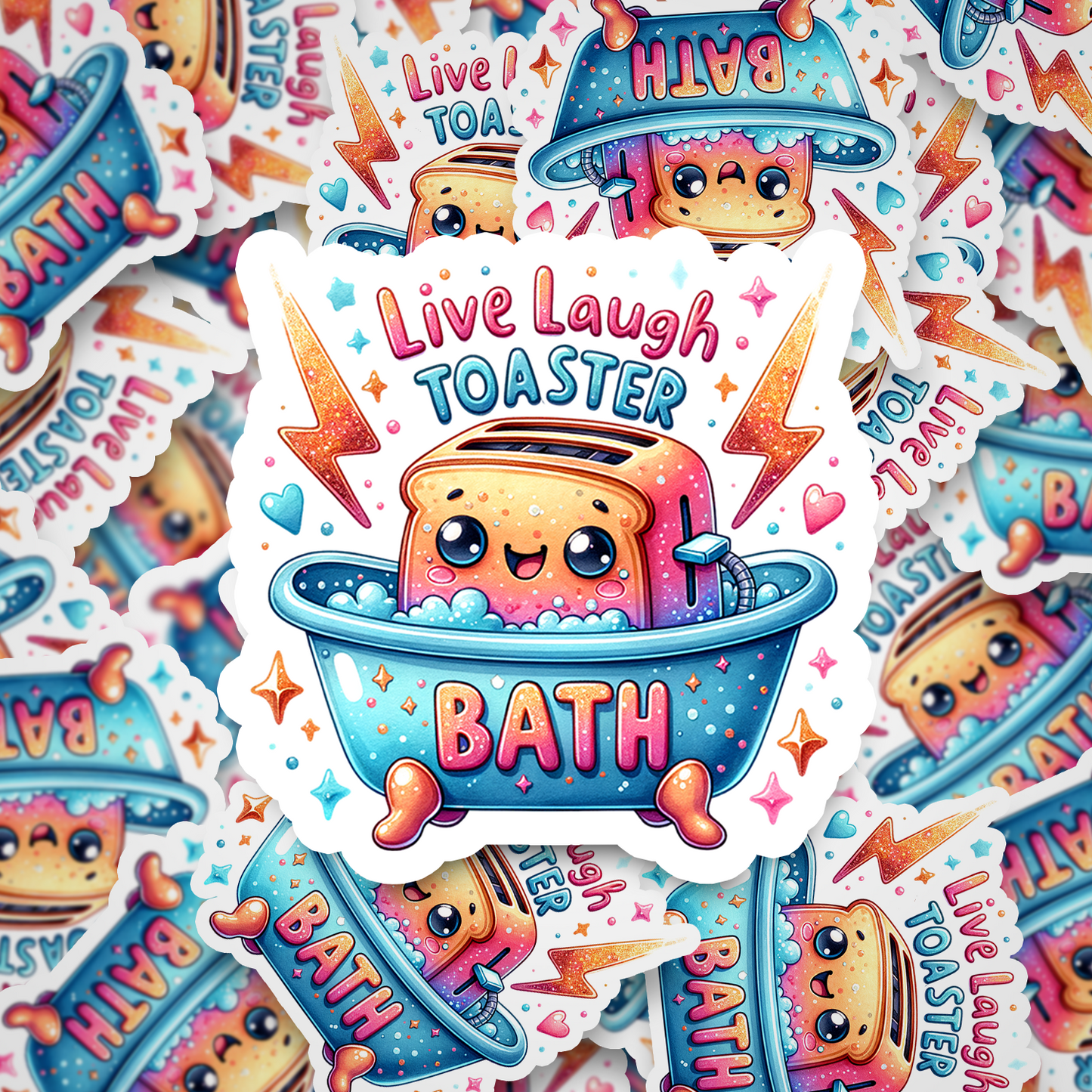 live laugh toaster bath