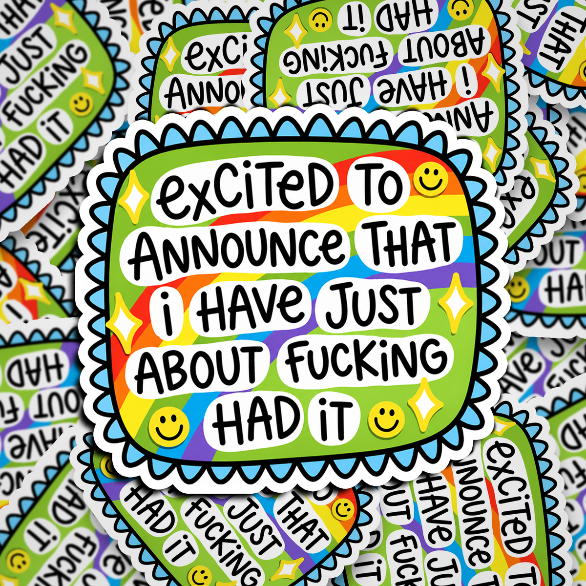 excited to announce that i've had
