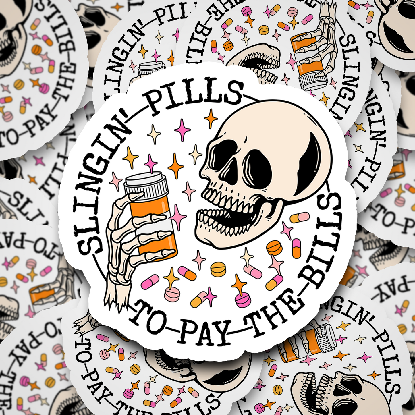 slinging pills to pay the bills