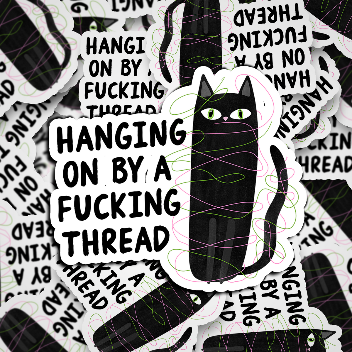hanging on by a thread