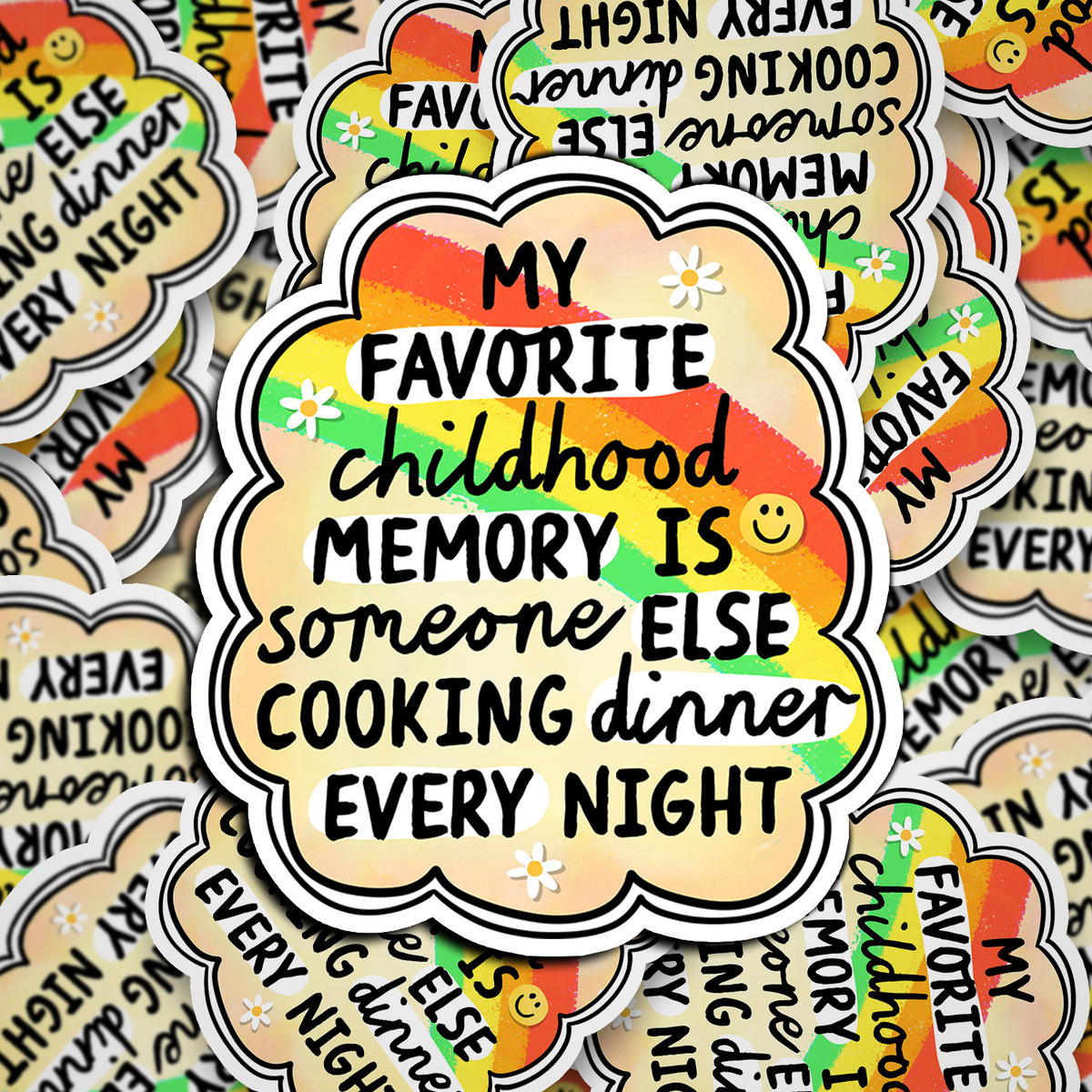someone else cooking dinner