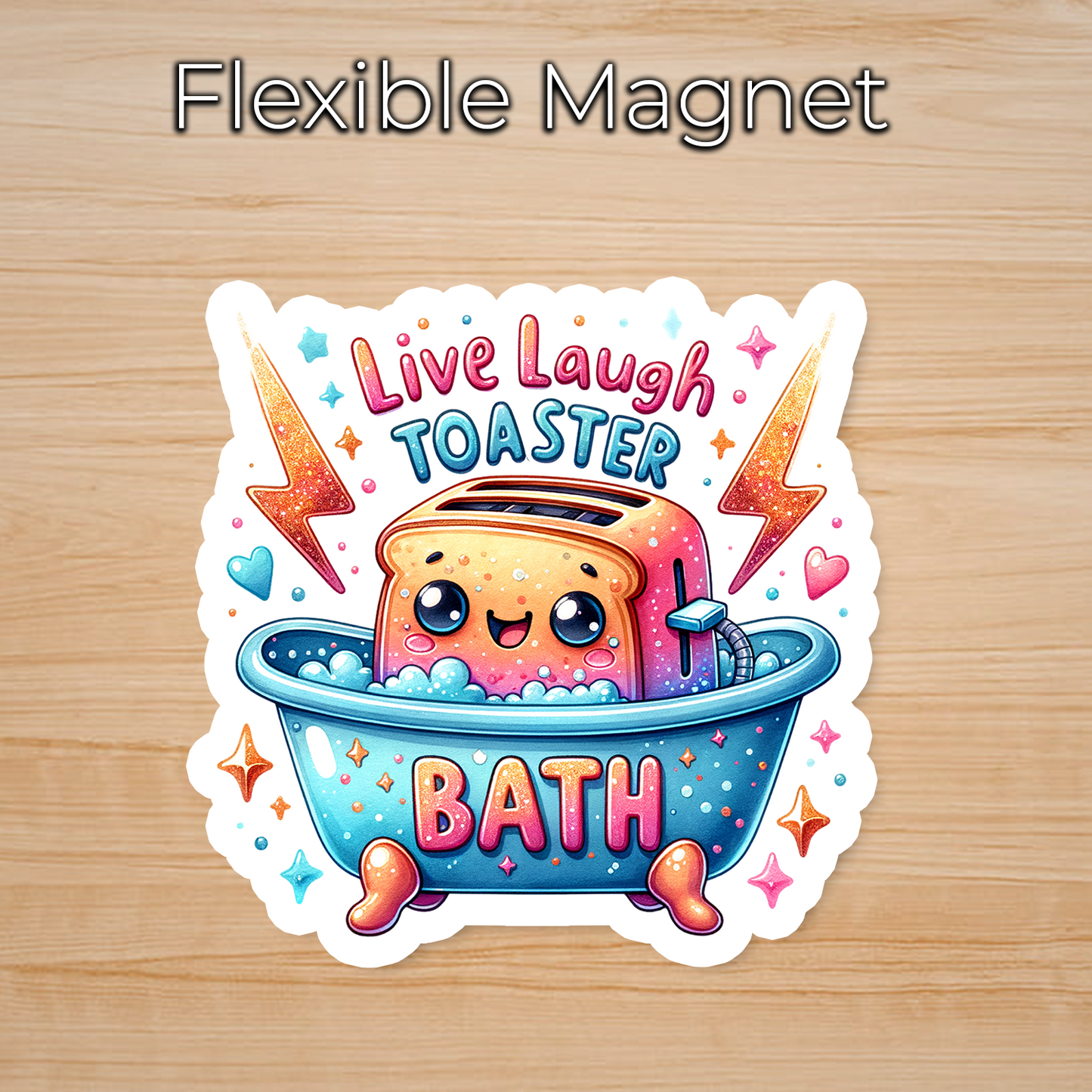 Live, Laugh, Toaster Bath