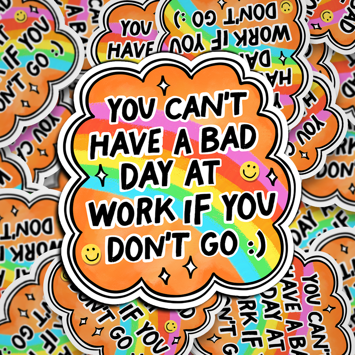 can't have a bad day at work if you don't go