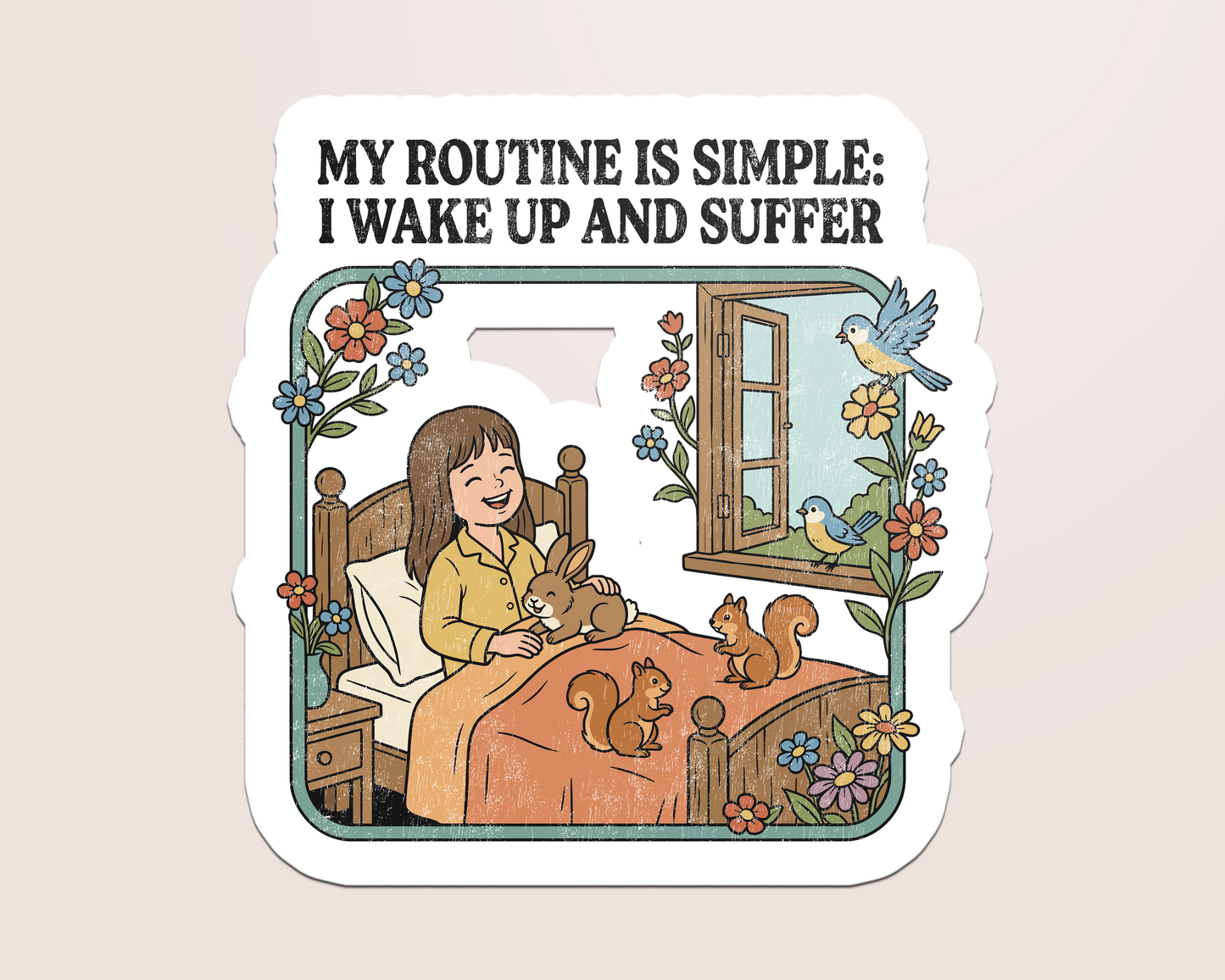 wake up and suffer