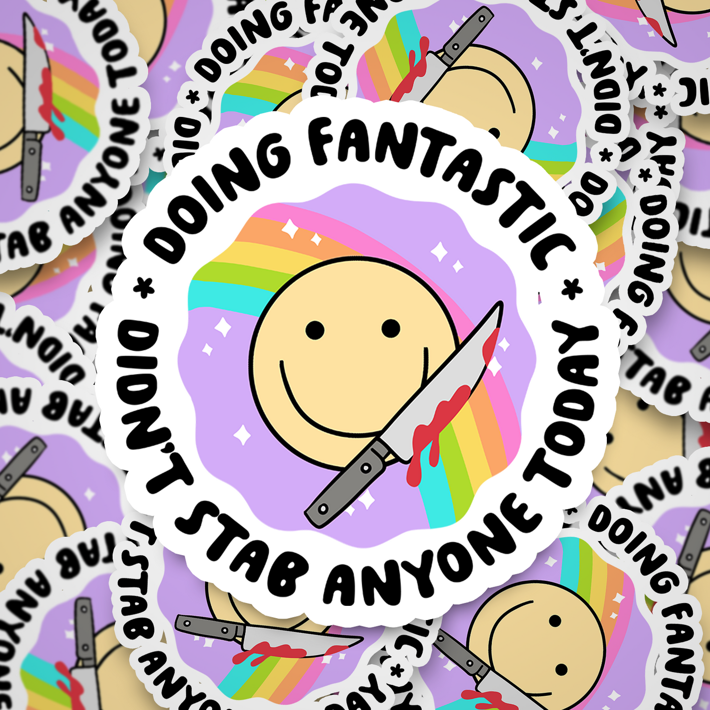 didn't stab anyone today