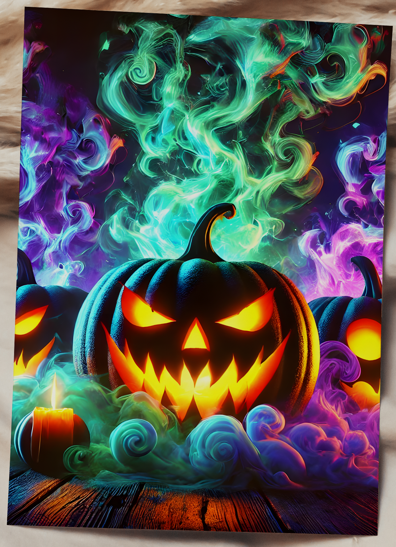 Neon Jack O Lantern