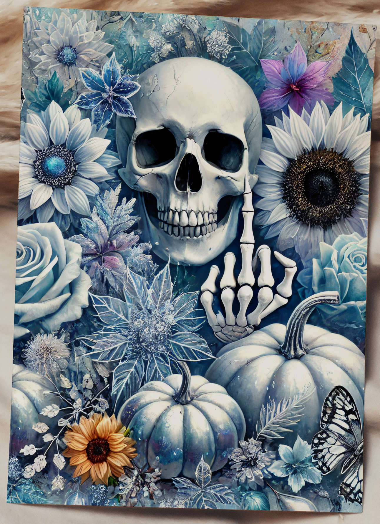 Middle Finger Skeleton