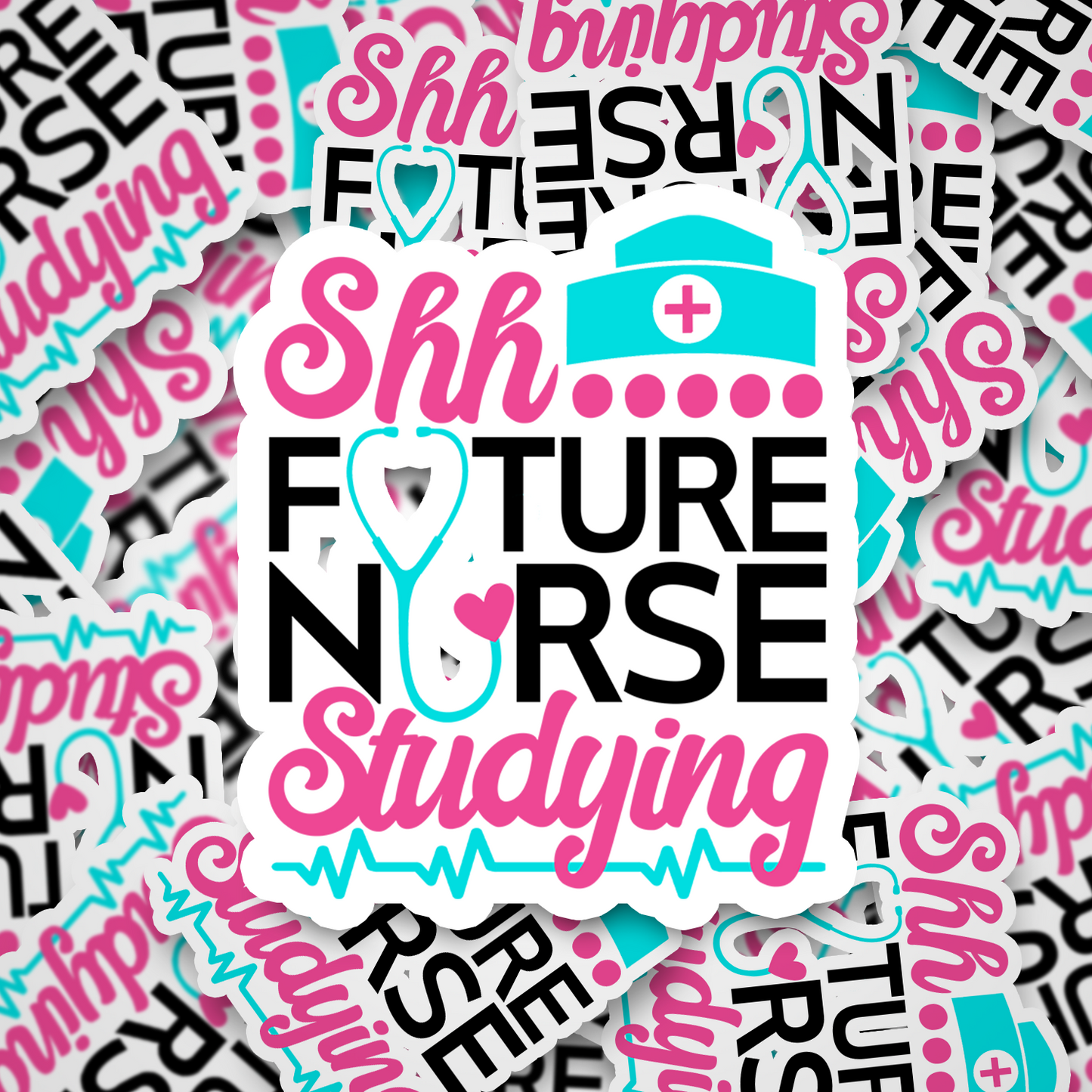 future nurse studying