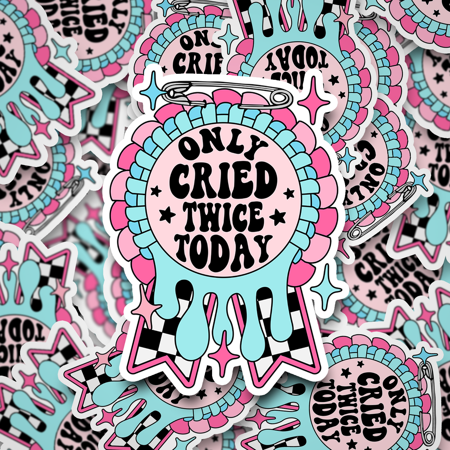 only cried twice
