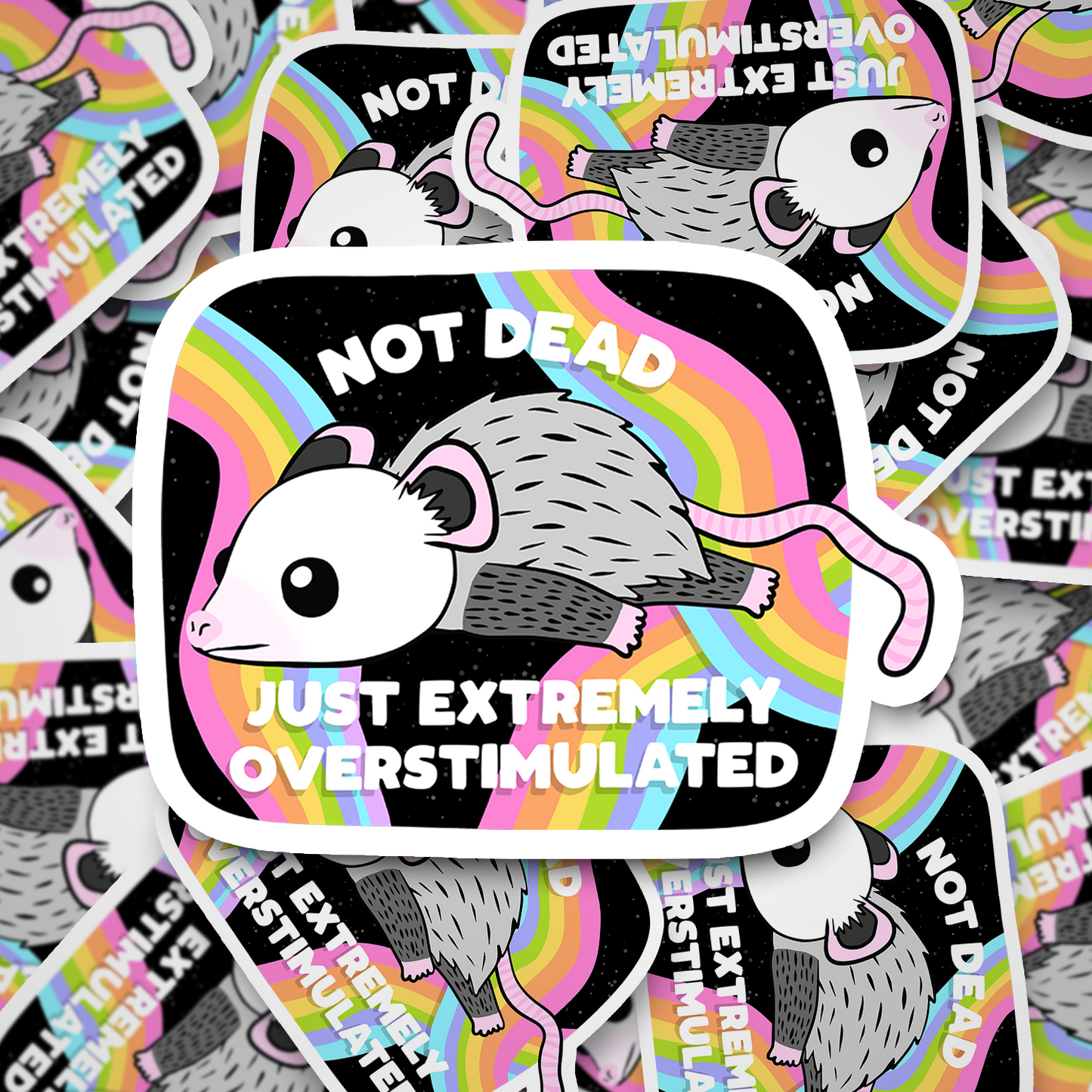 not dead, just overstimulated