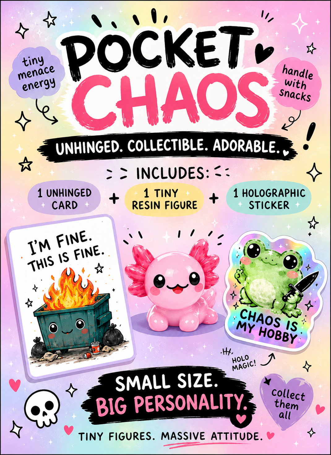 Pocket Chaos™ by Twisted Peach Studio