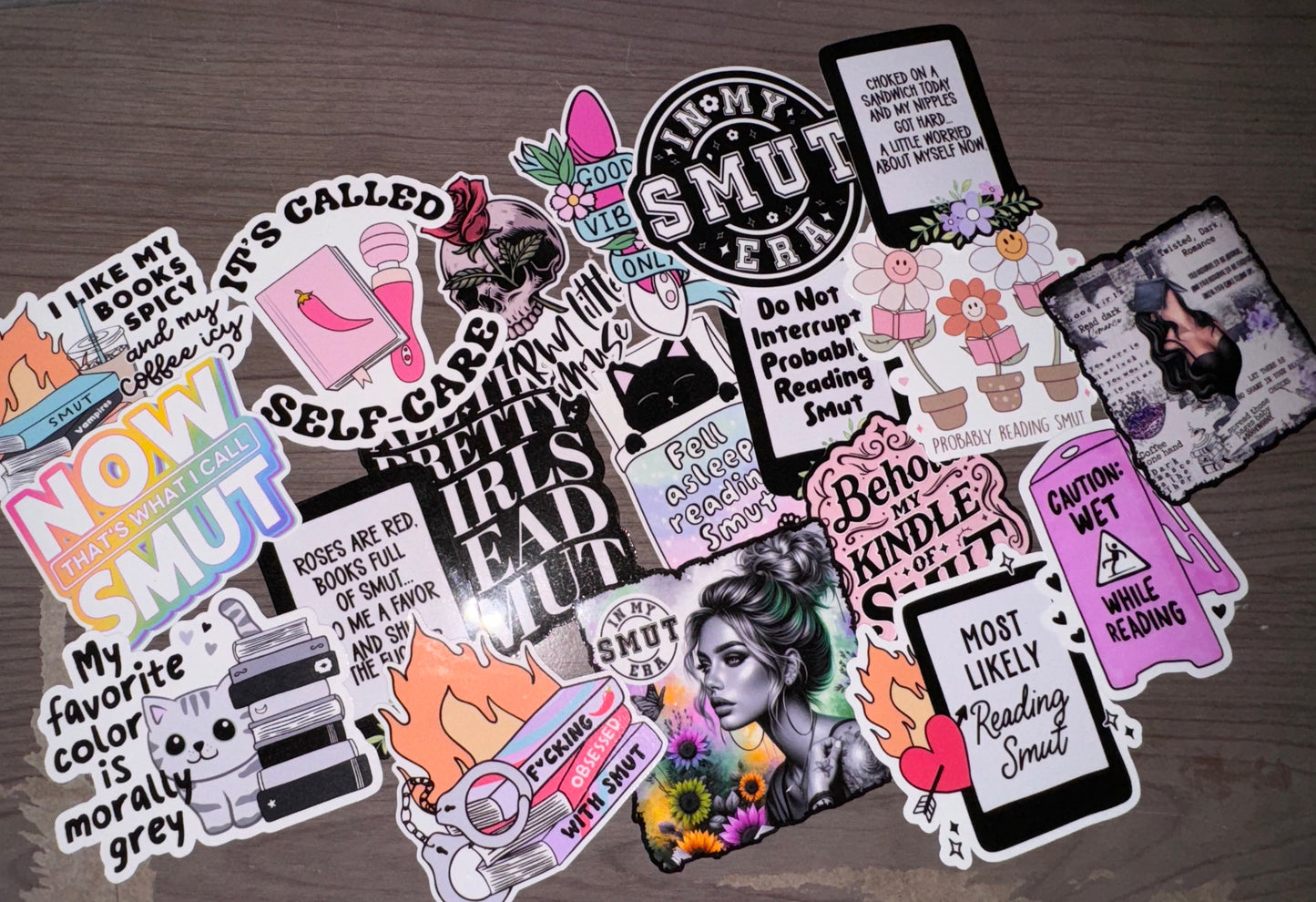 "Now That's What I Call Smut" Sticker Pack