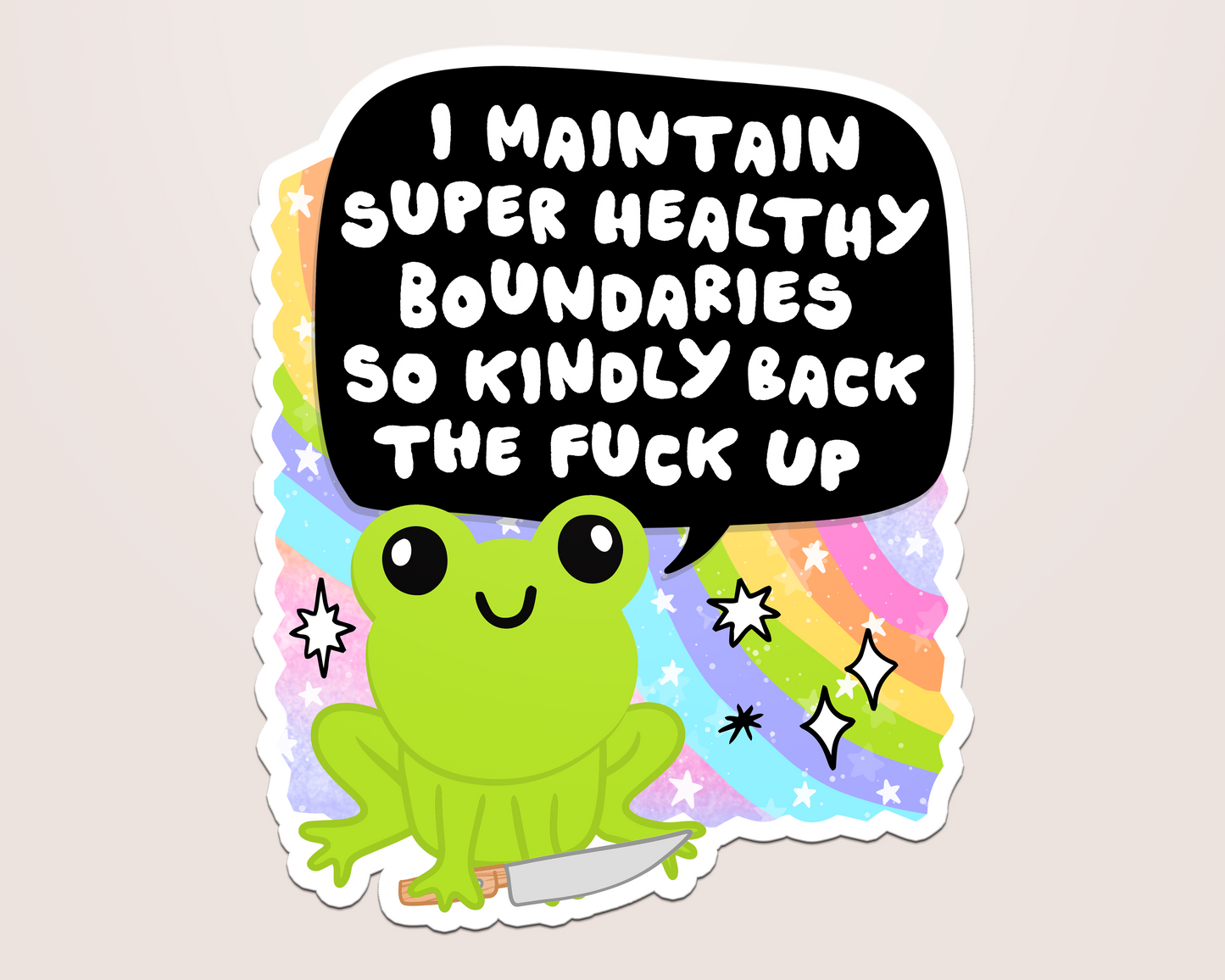 back the fuck up