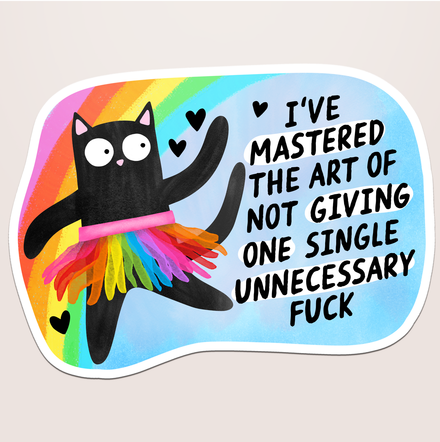 not giving a fuck