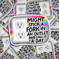 stick a fork in an outlet