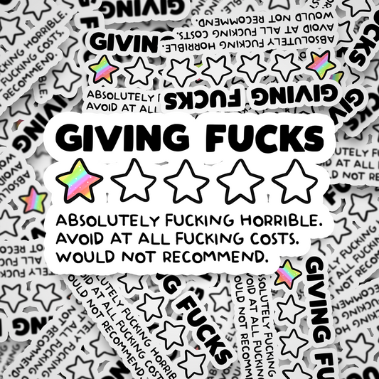 giving fucks