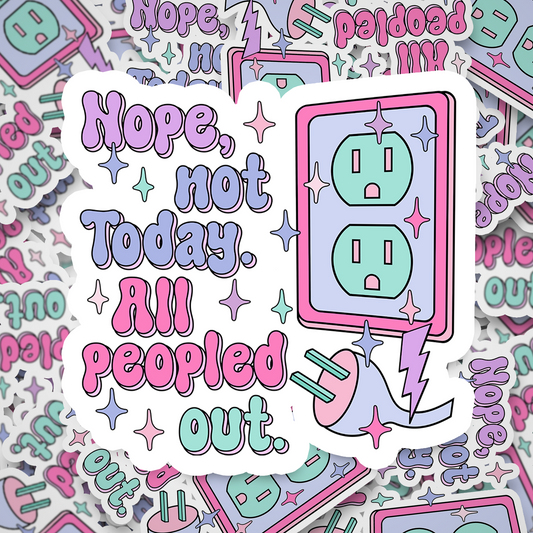peopled out