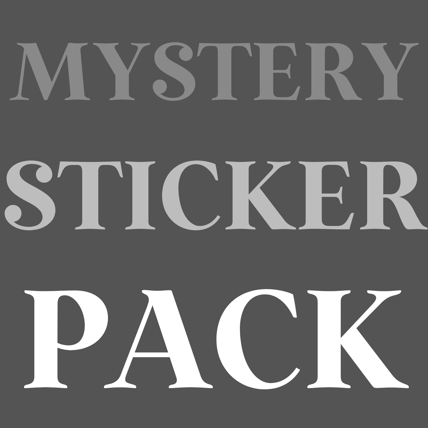 Mystery Sticker Pack